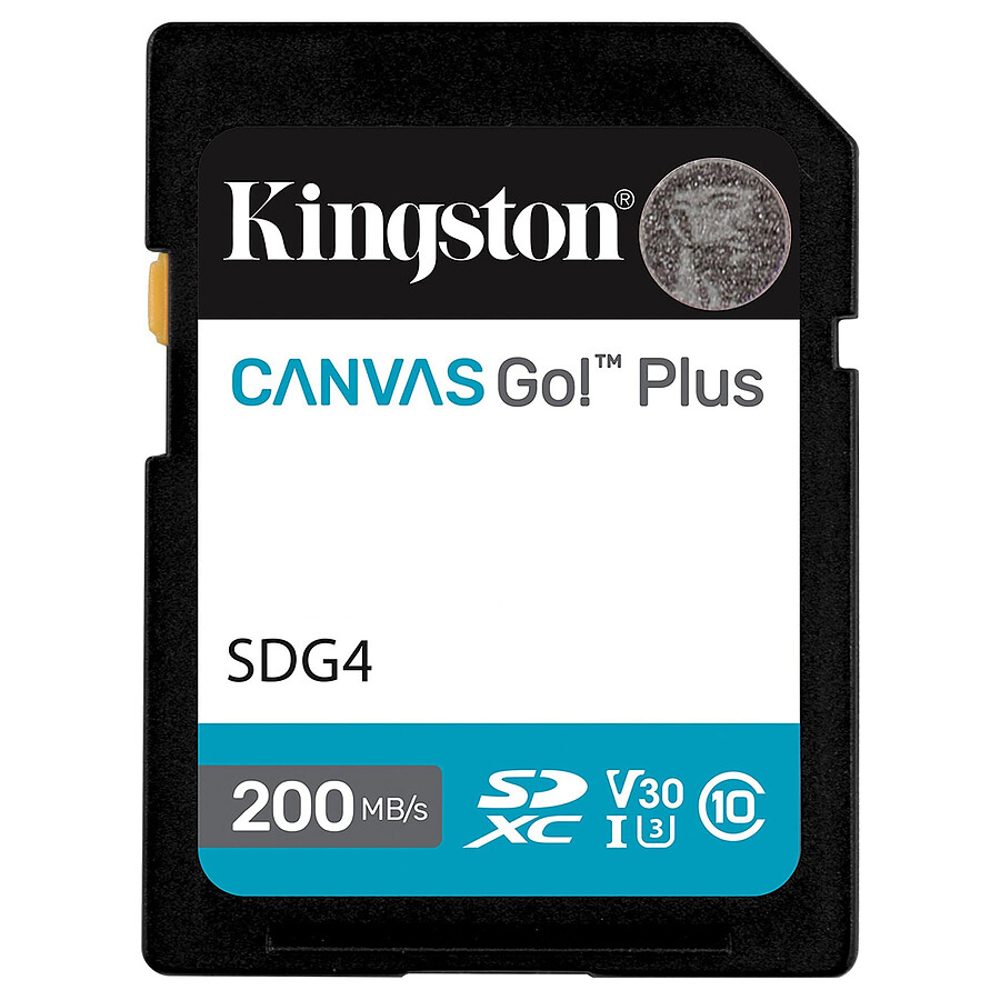 Carte SD Kingston Canvas Go! Plus Gen 4 SDG4/128GB