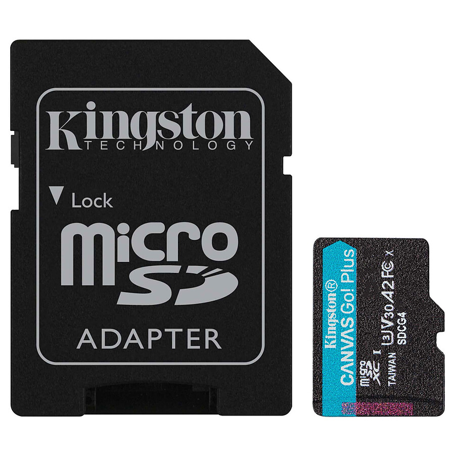 Carte mémoire Kingston Canvas Go! Plus Gen 4 SDCG4/512GB