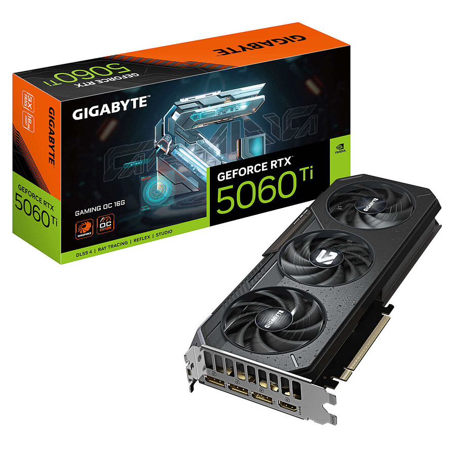 Carte graphique Gigabyte GeForce RTX 5060 Ti GAMING OC 16G