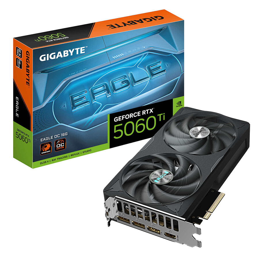 Carte graphique Gigabyte GeForce RTX 5060 Ti EAGLE OC 16G