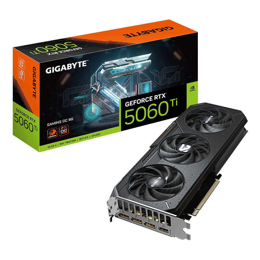 Carte graphique Gigabyte GeForce RTX 5060 Ti GAMING OC 8G