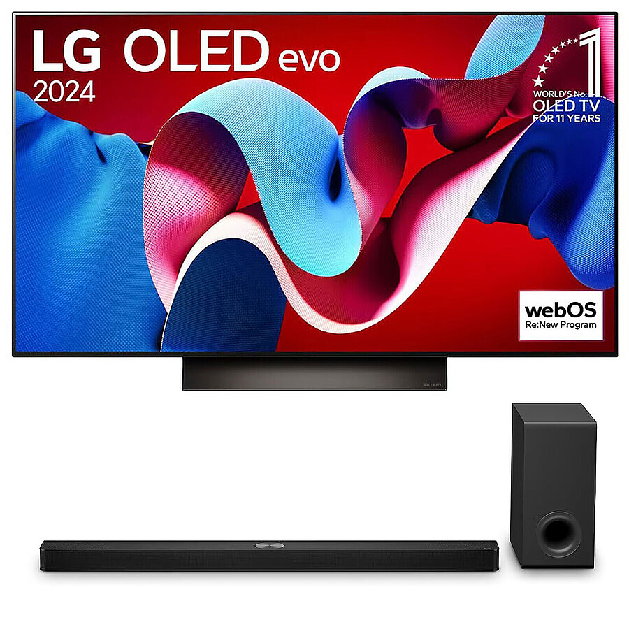 TV LG OLED77C4 + S90TY