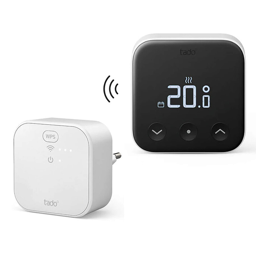 Thermostat connecté Tado Thermostat Intelligent sans fil X + Bridge X - Kit de démarrage