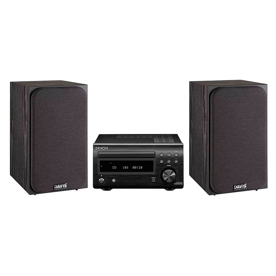 Mini-chaine Denon RCD-M41DAB Noir + Davis Acoustics Ariane 1 Noir