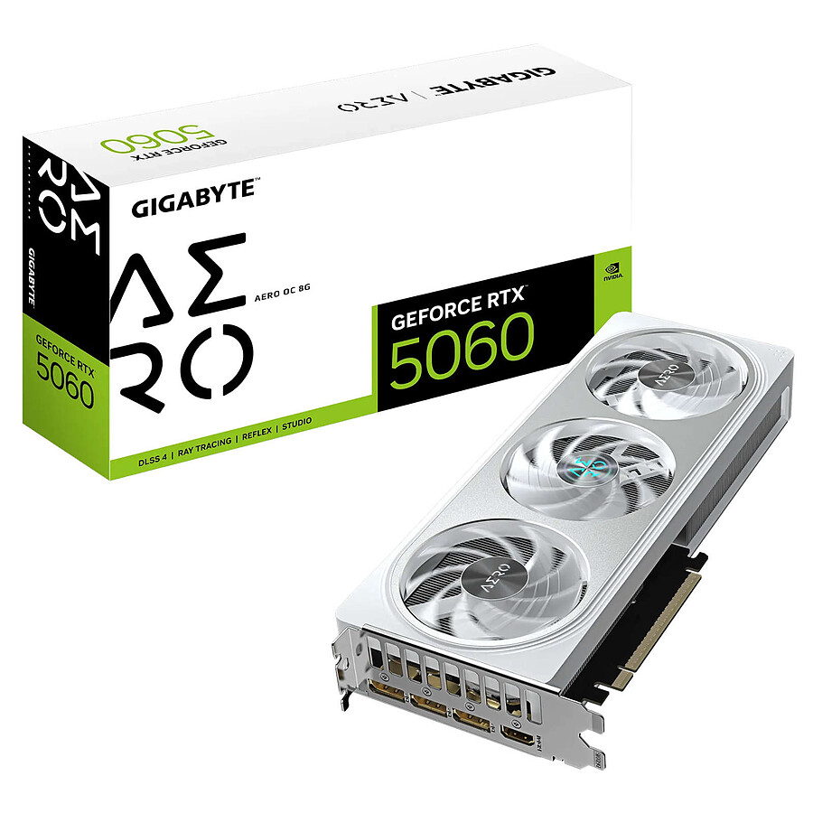 Carte graphique Gigabyte GeForce RTX 5060 AERO OC 8G
