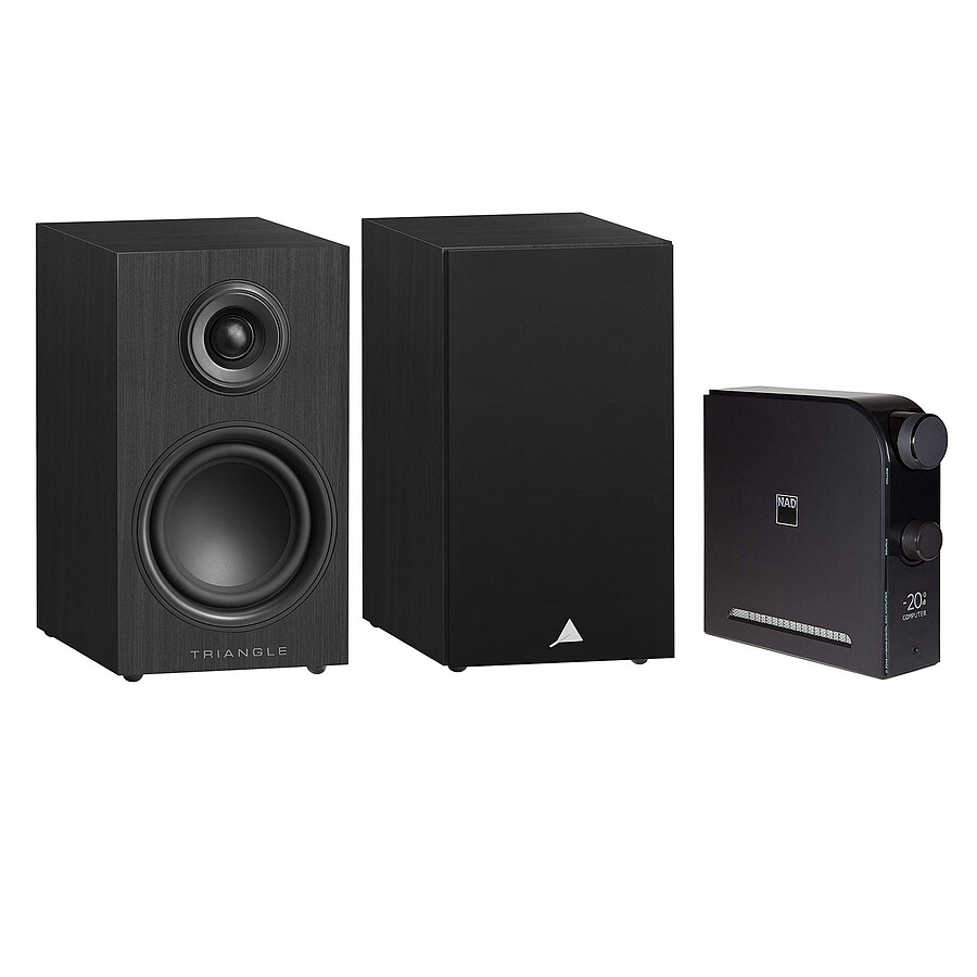 Mini-chaine NAD D 3045 + Triangle Elara LN01 Noir Mat