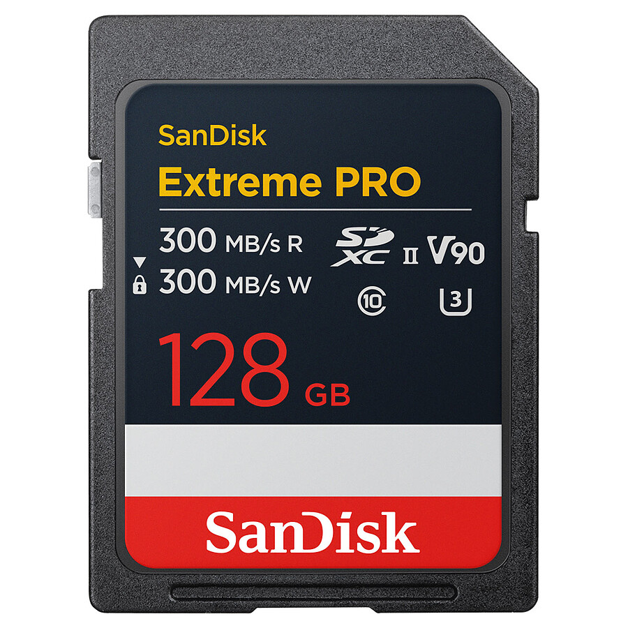 Carte SD SanDisk Extreme PRO UHS-II V90 128 Go