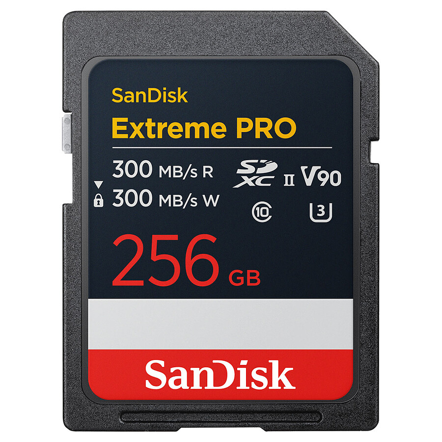 Carte mémoire SanDisk Extreme PRO UHS-II V90 256 Go