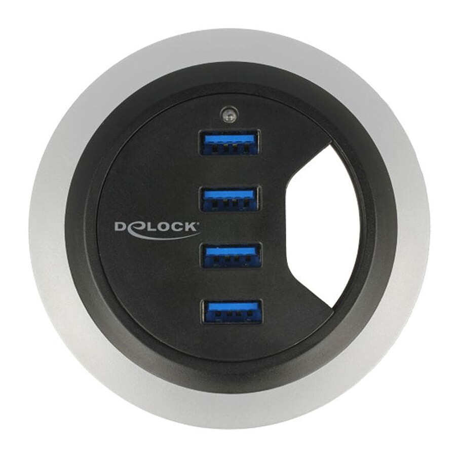 Hub USB DeLock Hub de bureau USB-A 3.0 à 4 ports