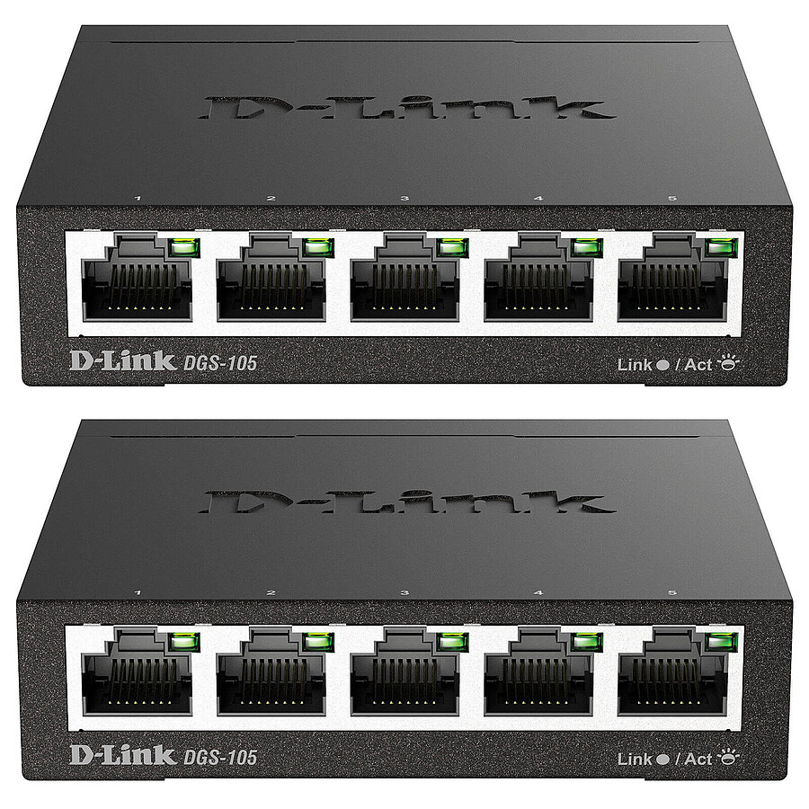 Switch et Commutateur D-Link DGS-105 x2