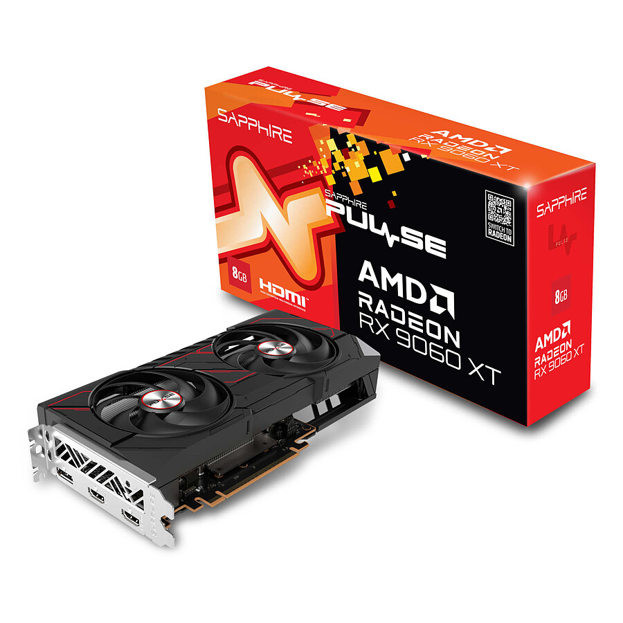Carte graphique Sapphire PULSE AMD Radeon RX 9060 XT 8GB