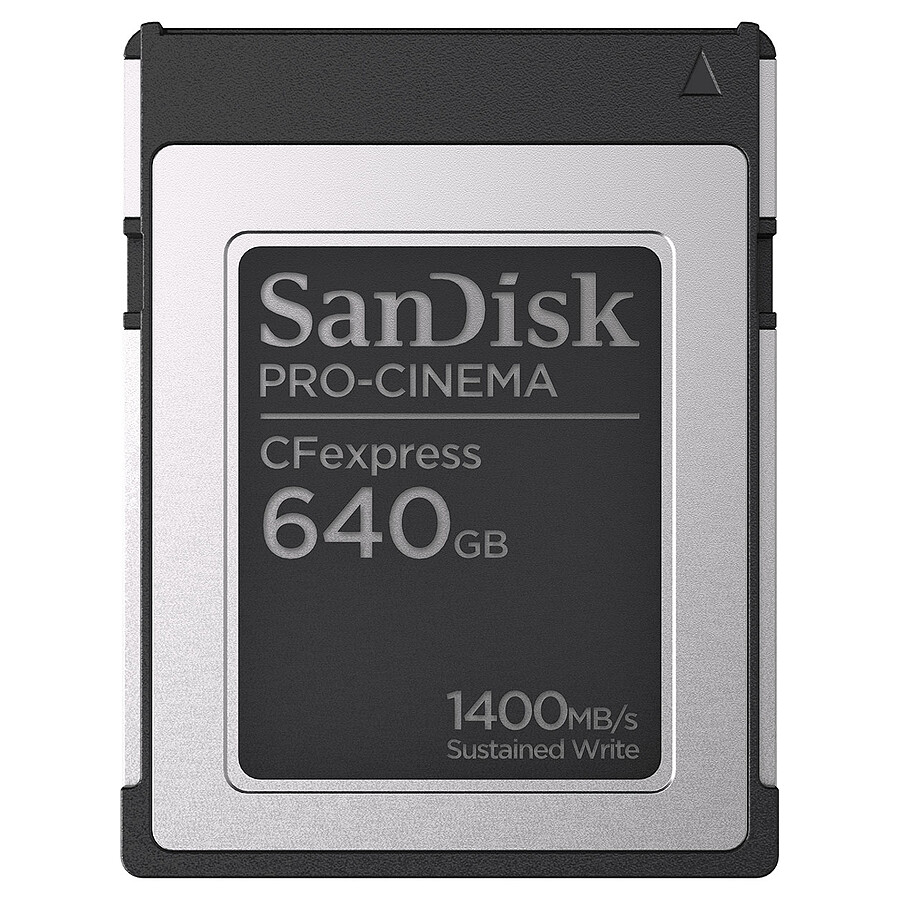 Carte mémoire SanDisk CFexpress PRO-CINEMA Type B 640 Go