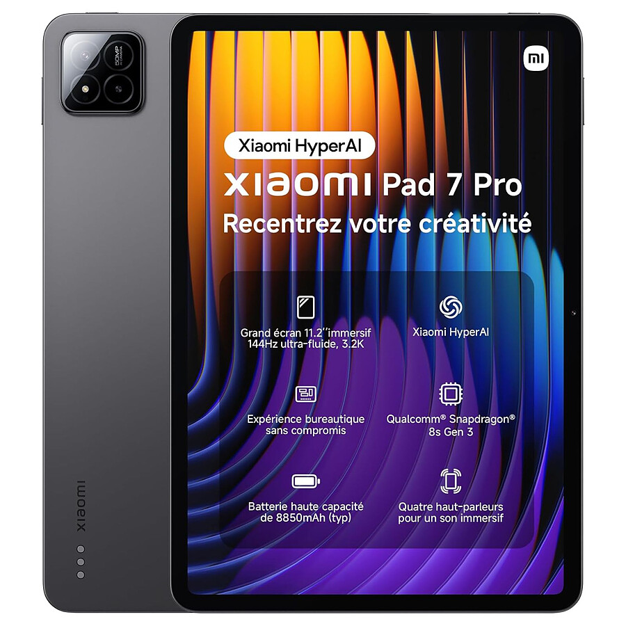 Tablette Xiaomi Pad 7 Pro 11.2" Gris (8 Go / 256 Go) 