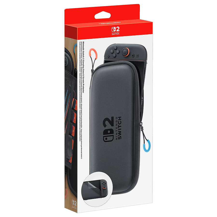 Accessoires Switch 2 Nintendo Pochette de transport et protection d'écran pour Switch 2
