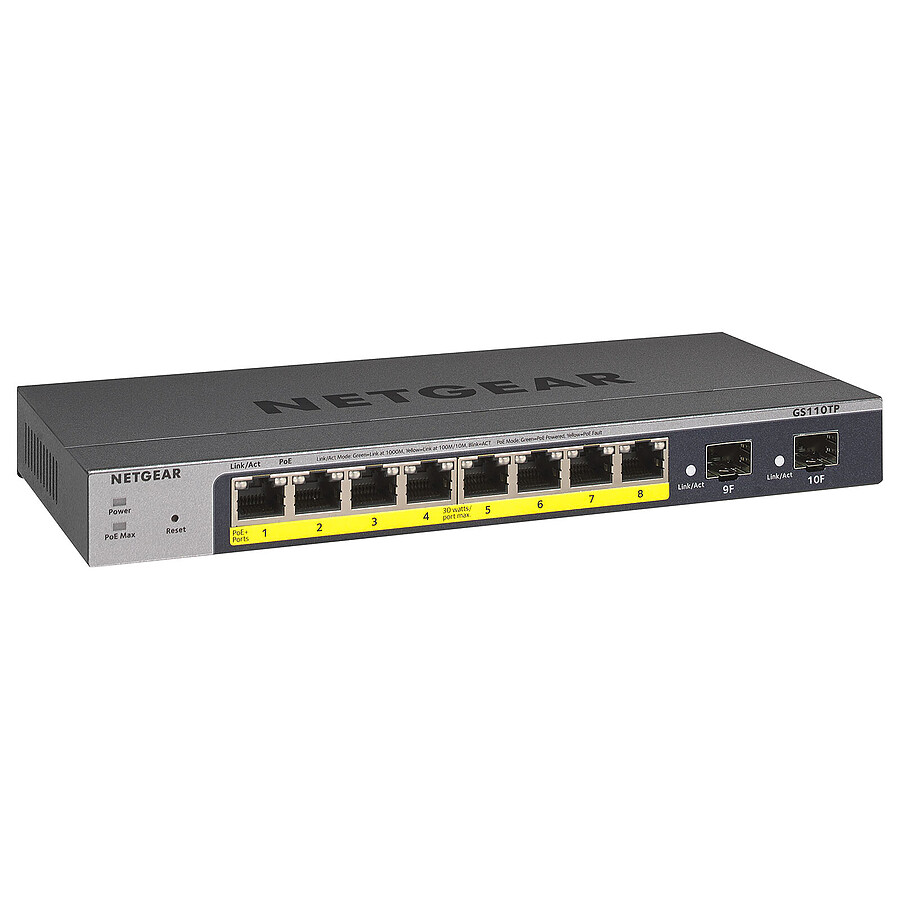 Switch et Commutateur Netgear GS110TPv3