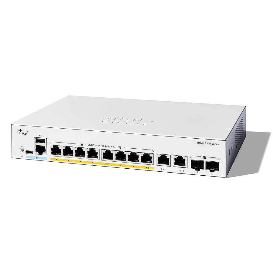 Switch et Commutateur Cisco Catalyst 1300 C1300-8FP-2G
