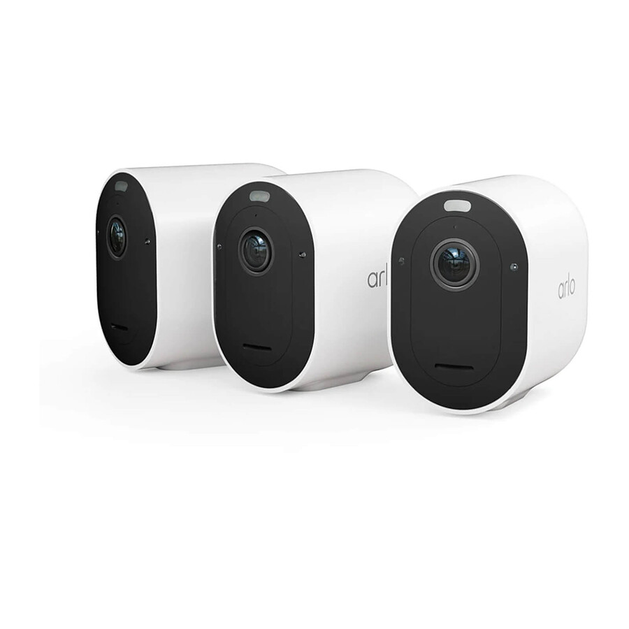 Caméra IP Arlo Pro 5 Spotlight - Blanc x3