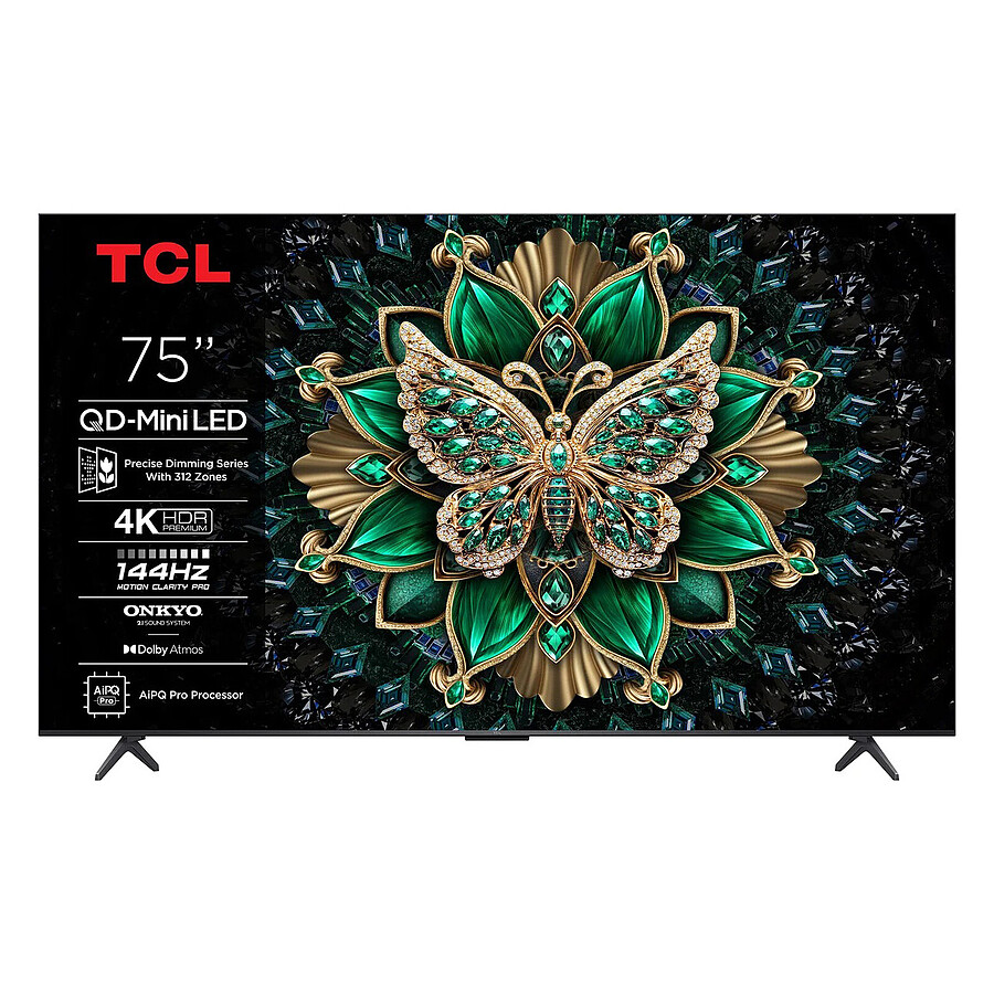 TV TCL 75C61K - TV 4K UHD HDR - 189 cm 