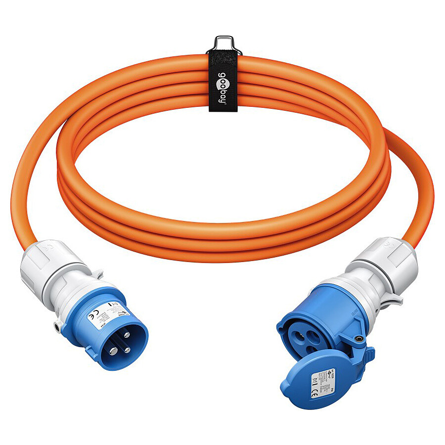 Câble Secteur Goobay Câble Rallonge électrique pour l'extérieur - IP44 - 5 mètres