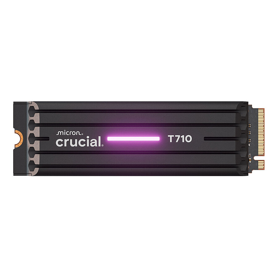 Disque SSD Crucial T710 avec dissipateur - 4 To 