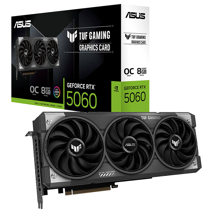 Carte graphique Asus TUF GeForce RTX 5060 8GB GDDR7 OC Edition
