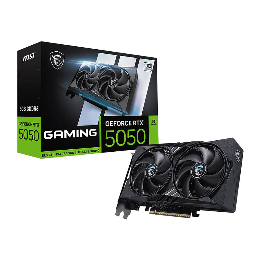 Carte graphique MSI GeForce RTX 5050 8G GAMING OC