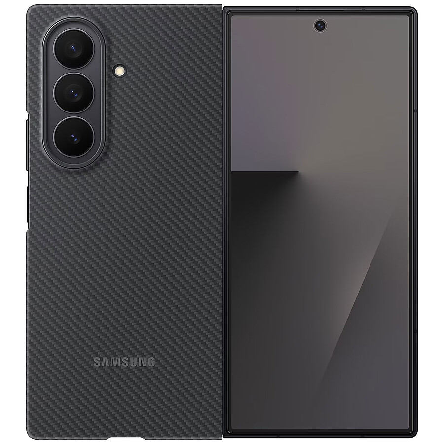 Coque et housse Samsung Pack Coque Carbone + Film Galaxy Z Fold 7