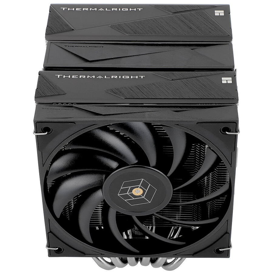TR Peerless Assassin 120 SE Noir, 6 Caloducs, Deux Ventilateurs PWM TL-C12C, Refroidissement CPU De 155 Mm De Haut, Pour AM4 / AM5 Et Intel LGA 1851/1700 / 1150/1151 / 1200 (PA120SE NOIR