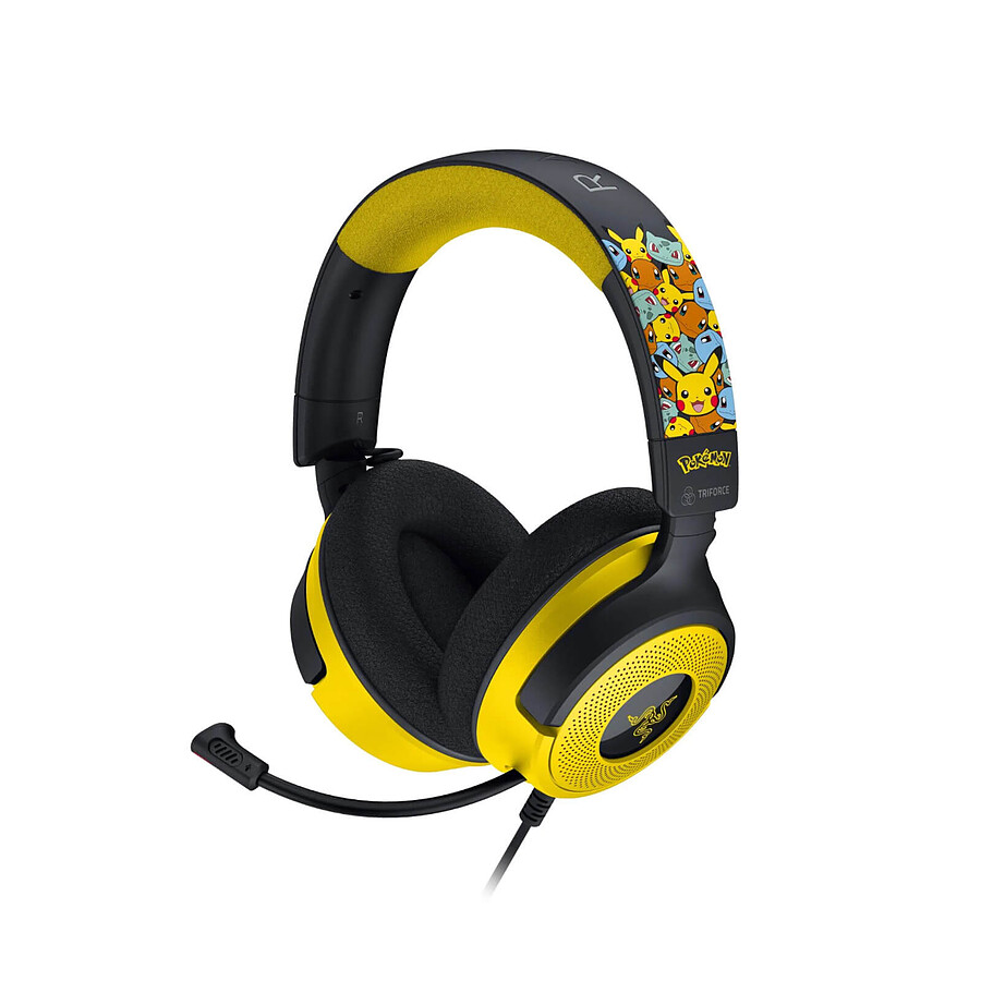 Casque micro Razer Kraken V4 X - Pokemon Kanto Starters Edition