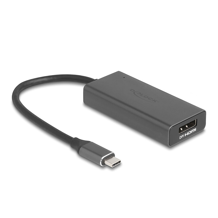 Adaptateur HDMI Delock Adaptateur USB Type-C vers port combiné HDMI / DisplayPort 8K