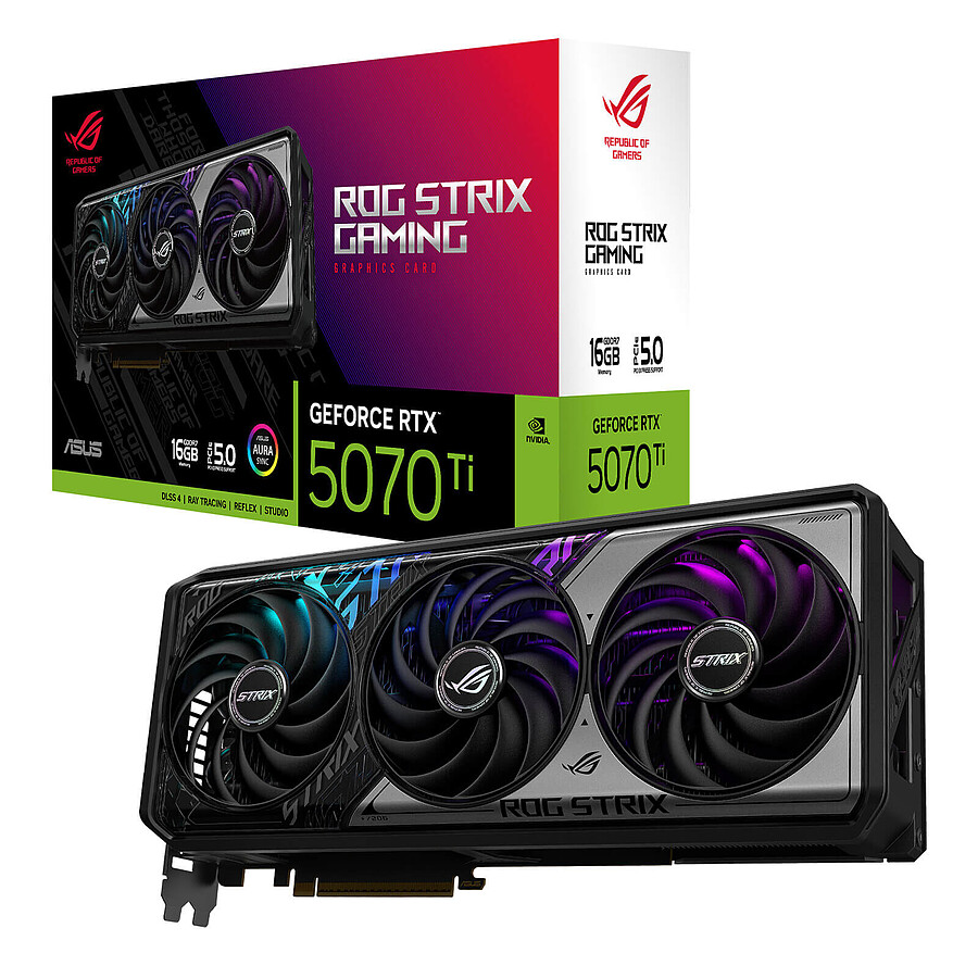 Carte graphique Asus ROG Strix GeForce RTX 5070 Ti 16GB GDDR7