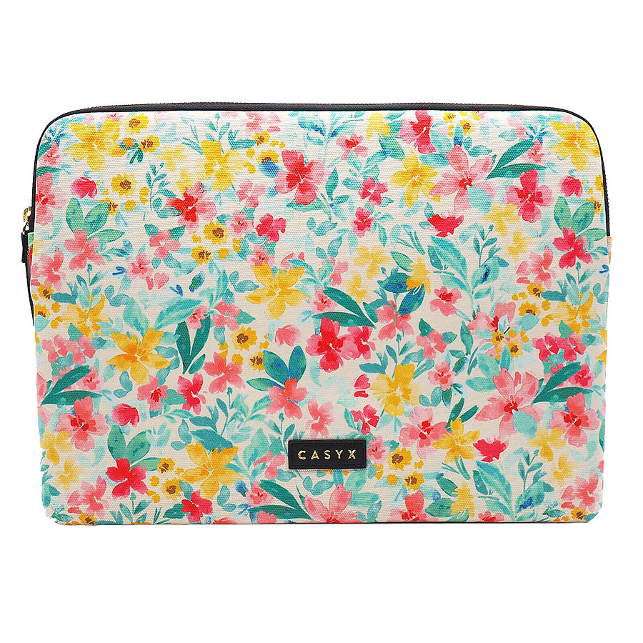 Sac, sacoche et housse Casyx Pochettes Ordinateur 13" - Aquarelle Florale Claire