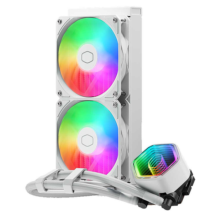 Watercooling AIO Cooler Master MasterLiquid 240 Core II ARGB Blanc