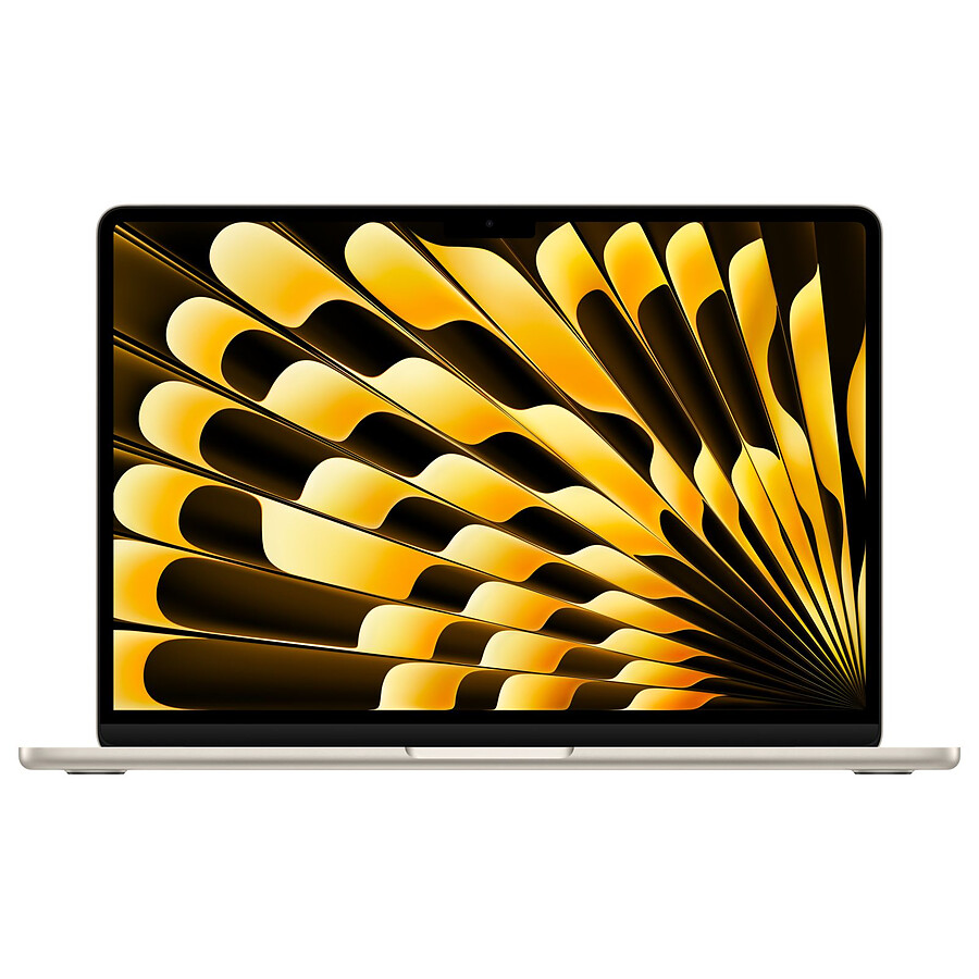MacBook Apple MacBook Air M4 13" (2025) Lumière stellaire 32Go/1To (MC6A4FN/A-32GB-1TB-35W)