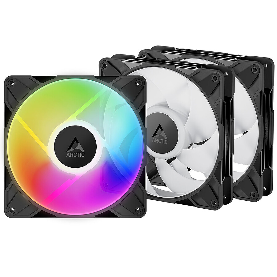 Ventilateur Boîtier Arctic P14 Pro A-RGB - Noir- Pack de 3