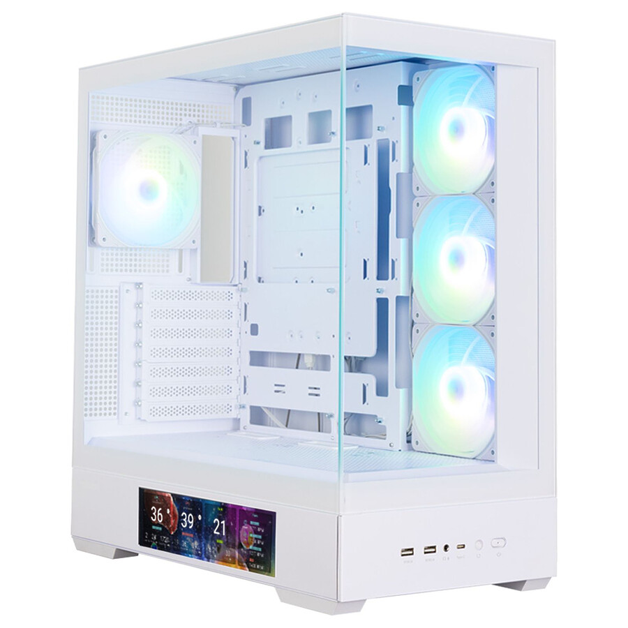 Boîtier PC Zalman P40 DS - Blanc