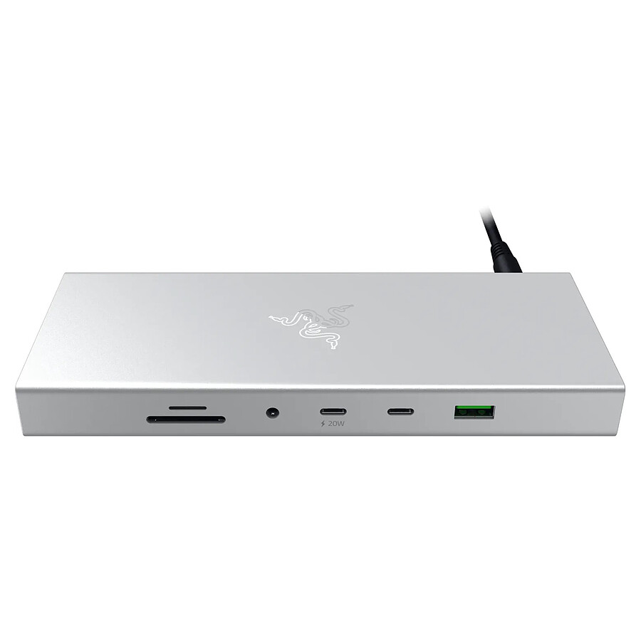 Station d'accueil PC portable Razer USB 4 Dock - Blanc
