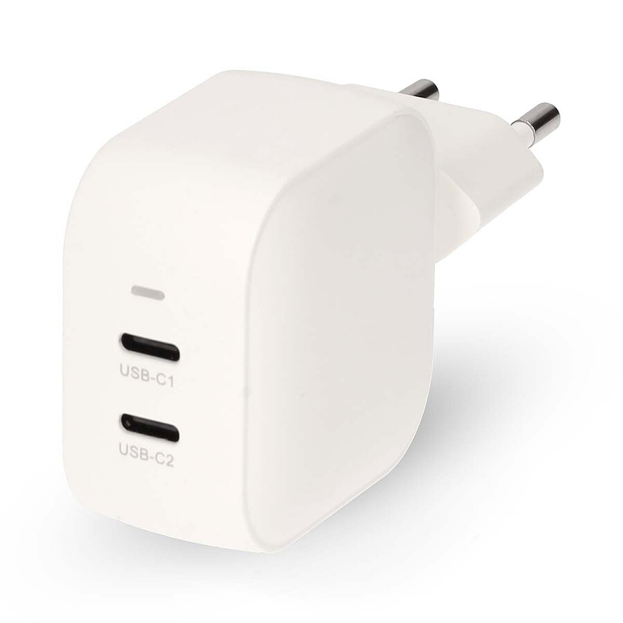 Chargeur USB Nedis Chargeur mural 35W 2 ports USB-C GaN - Blanc