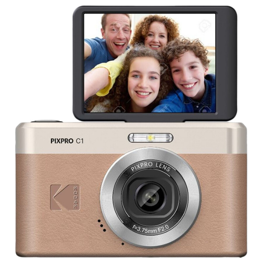 Appareil photo compact ou bridge Kodak PixPro C1 Marron