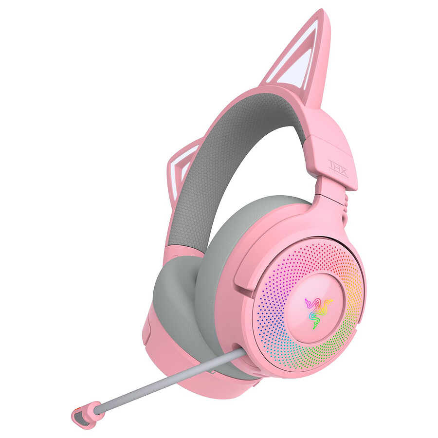 Casque micro Razer Kraken Kitty V3 Pro Quartz