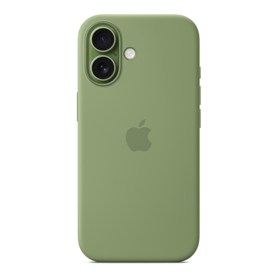 Coque et housse Apple Coque en silicone avec MagSafe  Vert Ardoise - iPhone 17