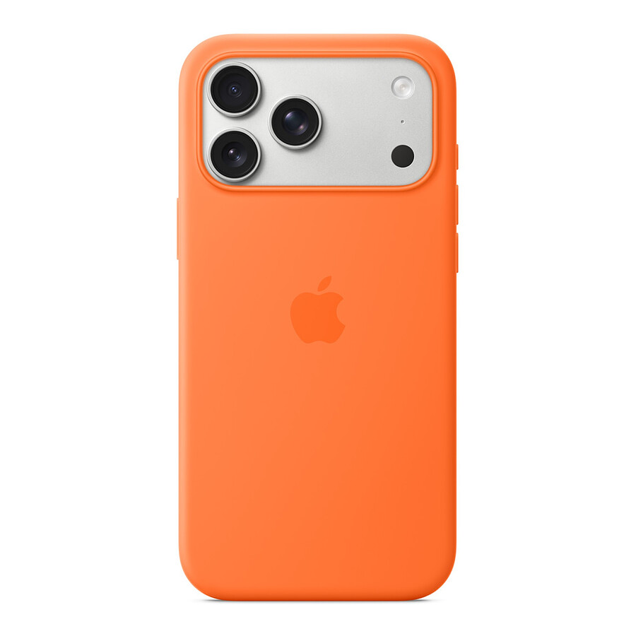 Coque et housse Apple Coque en silicone avec MagSafe Orange - iPhone 17 Pro Max