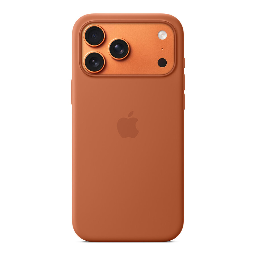 Coque et housse Apple Coque en silicone avec MagSafe Terracotta - iPhone 17 Pro Max