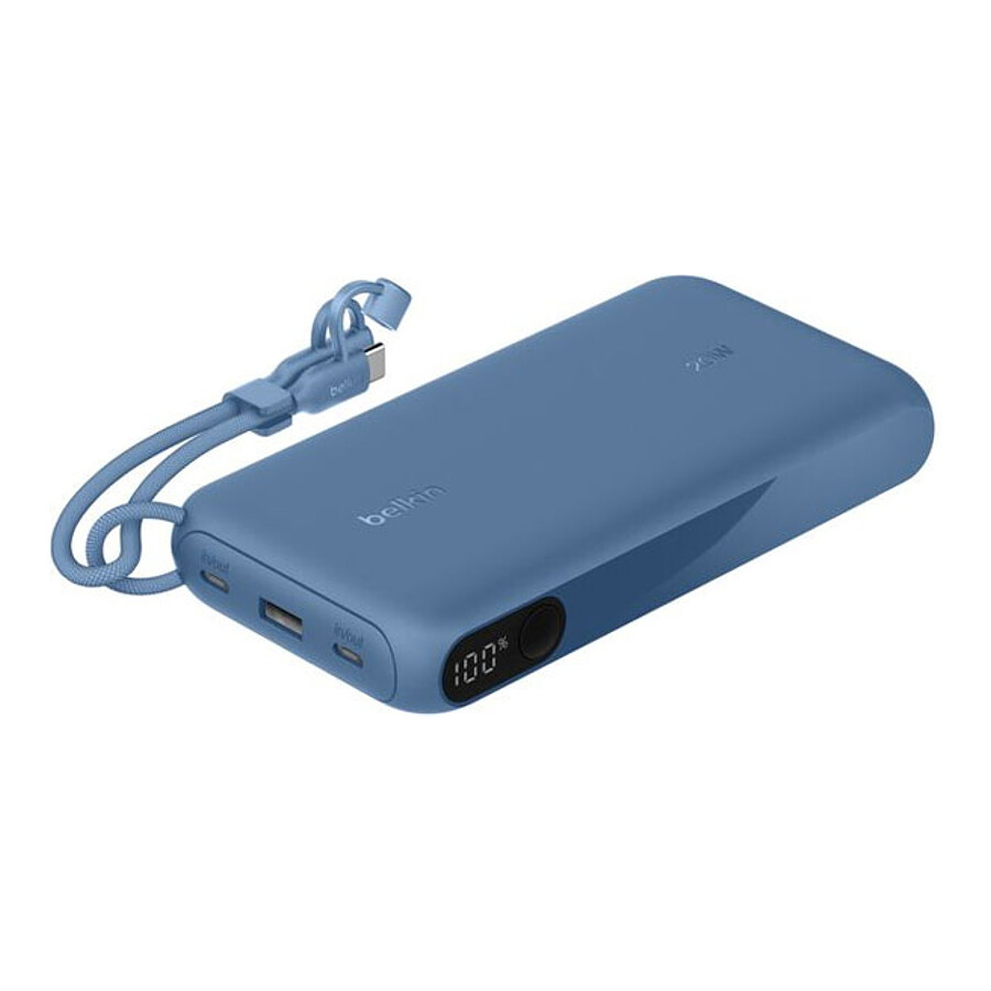 Batterie et powerbank Belkin BoostCharge Powerbank 20K avec Ecran - Bleu