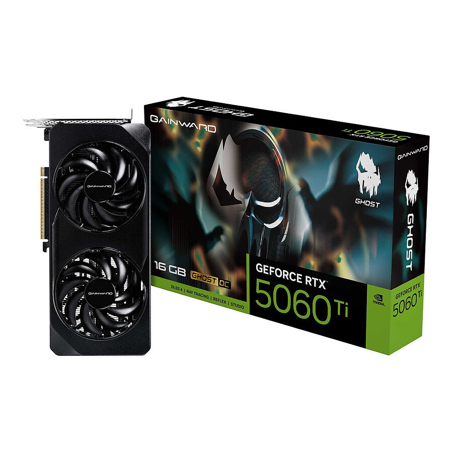 Carte graphique Gainward GeForce RTX 5060 Ti Ghost OC 16 Go