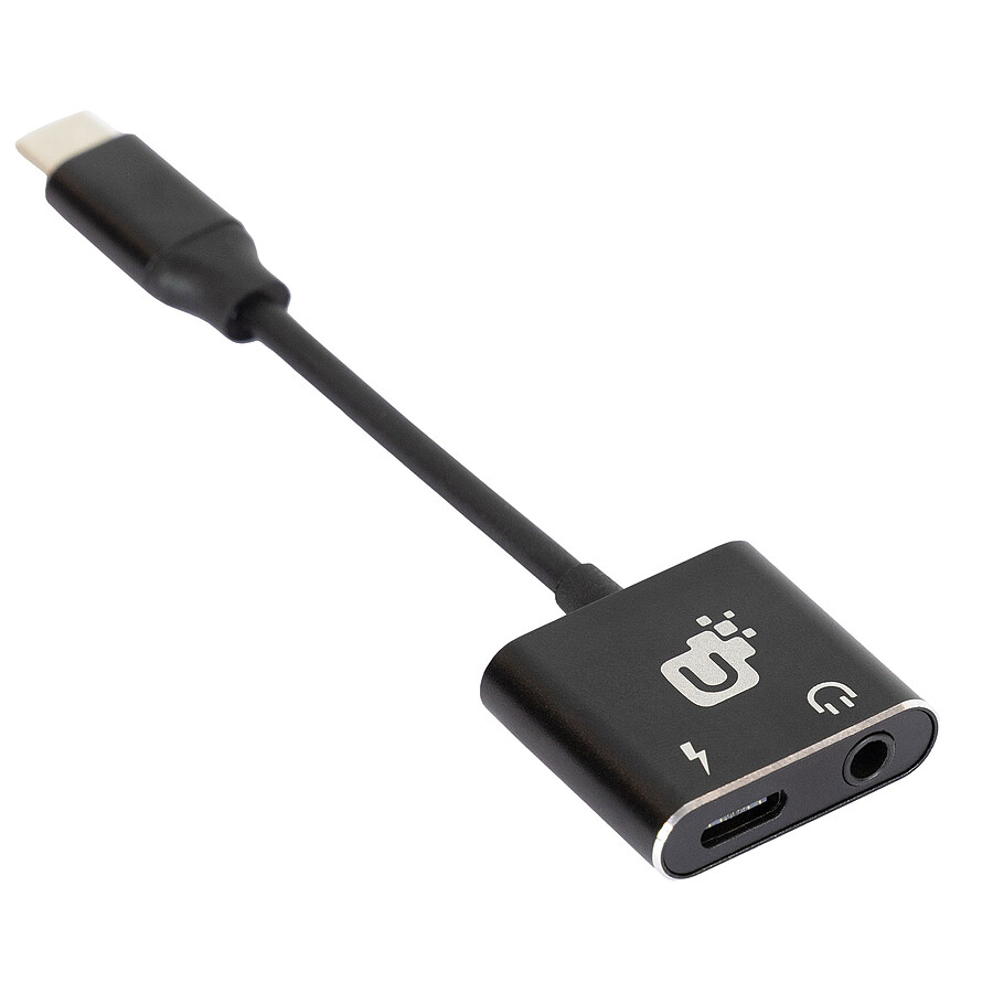 Adaptateurs et câbles INOVU Adaptateur Audio USB-C vers Jack 3.5 mm + USB-C Power Delivery 60W