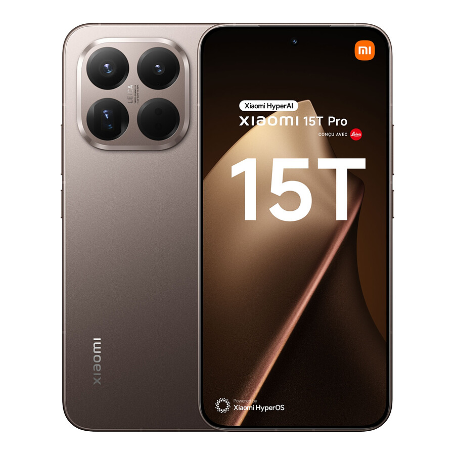 Smartphone Xiaomi 15T Pro 5G (Mocha) - 512 Go