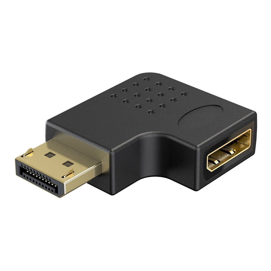 Adaptateur DisplayPort Goobay DisplayPort Adapter 8K (90° Gauche)