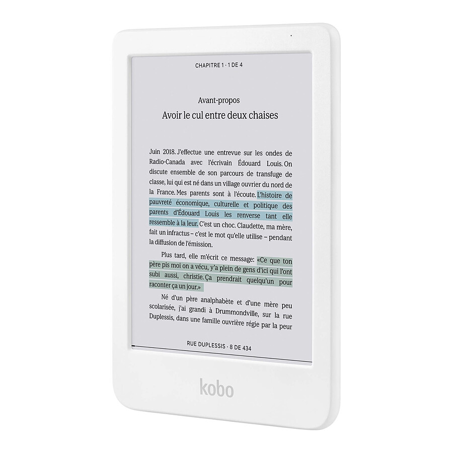 Liseuse numérique Kobo Clara Colour Blanc