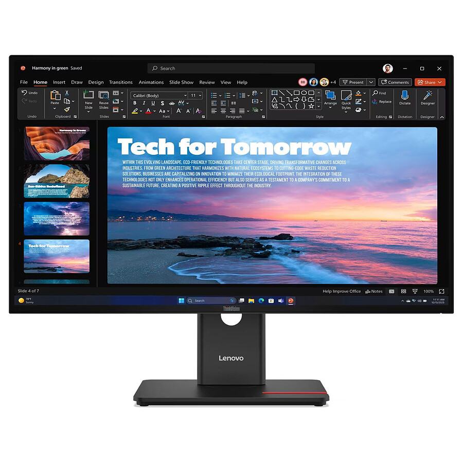 Écran PC Lenovo ThinkVision T27QD-40